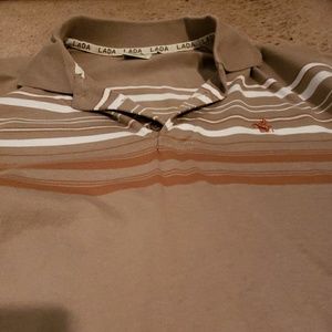 Brown polo shirt